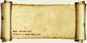 Lena Joksić vizit kartica